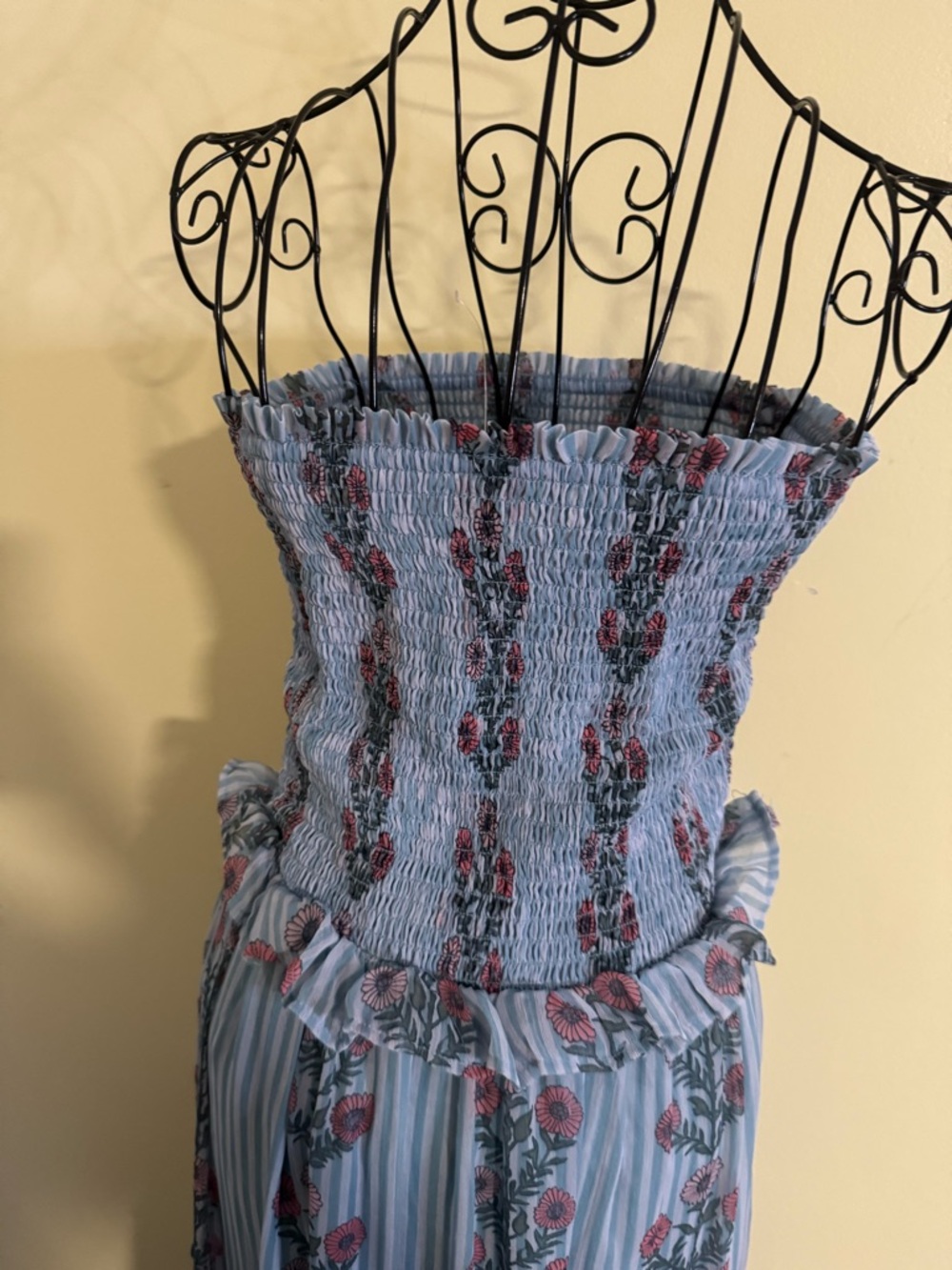 NWOT Free People Alejandra Smocked Bodice Tiered Sundress Size Small - Picture 10 of 11